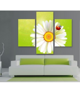 Multi-canvas 3x Flower bug